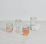 Pebbled Artisan Hand-Blown Glass Tumbler | Petite Spirit | 5 oz