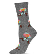 Socks | Dachshund Floats with Balloons