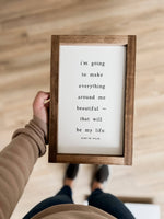 I'm Going to Make Handmade Framed Art Decor | Everything Around Me Beautiful
