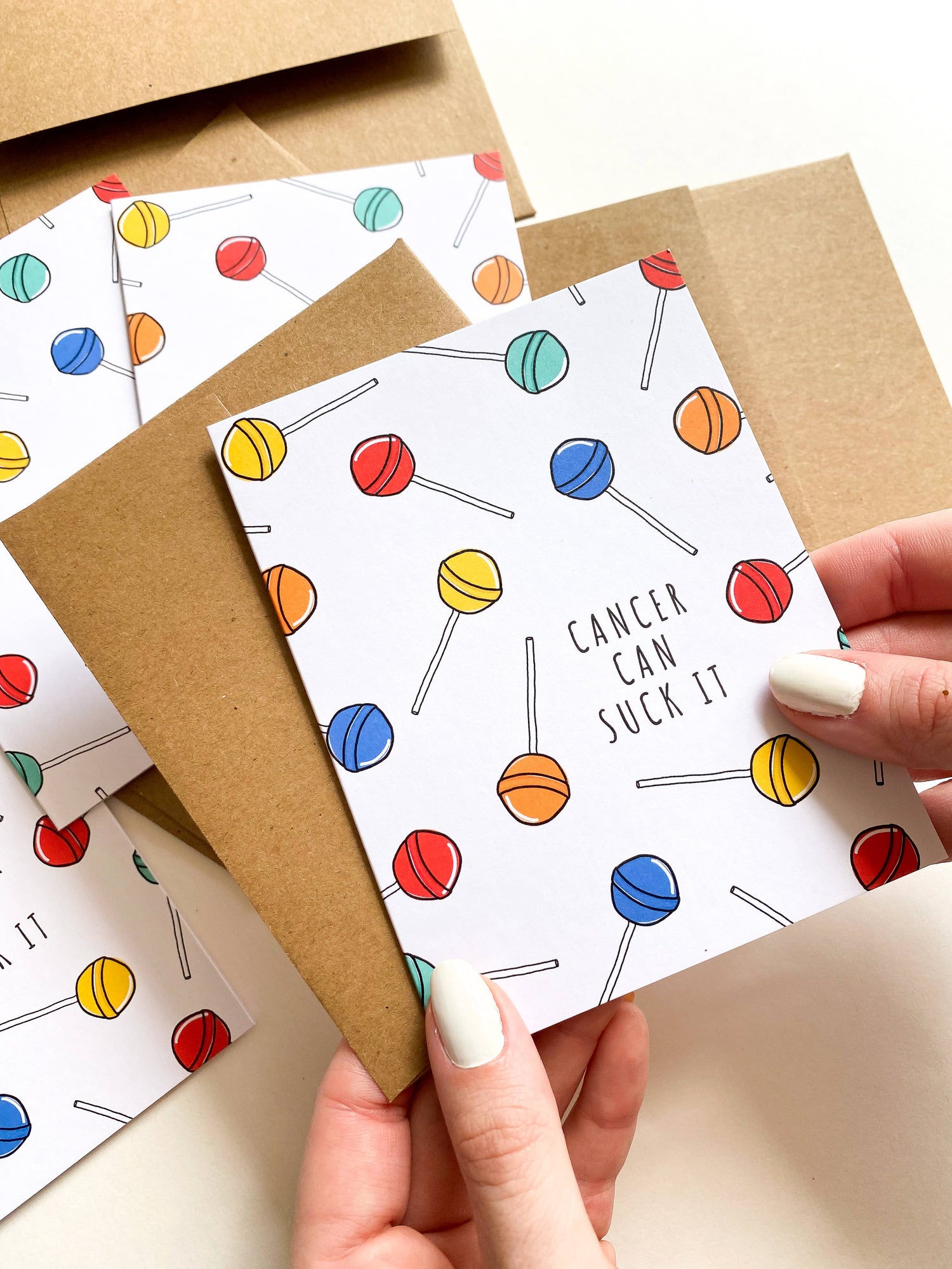 Greeting Card | Cancer Can Suck It