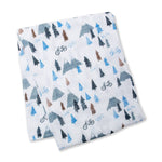 Lulujo Baby Blanket | Cotton Swaddle – Mountain Top