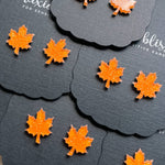 Earrings | Maple Leaves in Spiced Cider