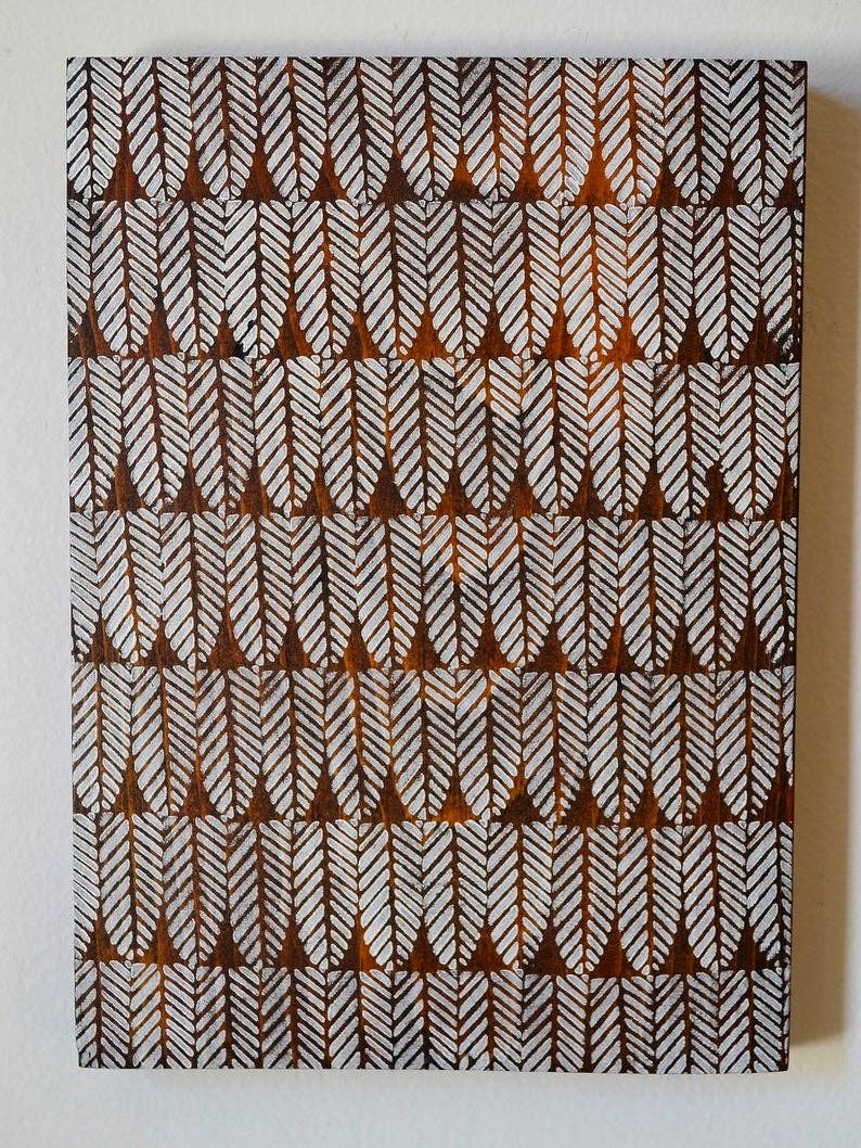 Wooden Art | Feathers Pattern