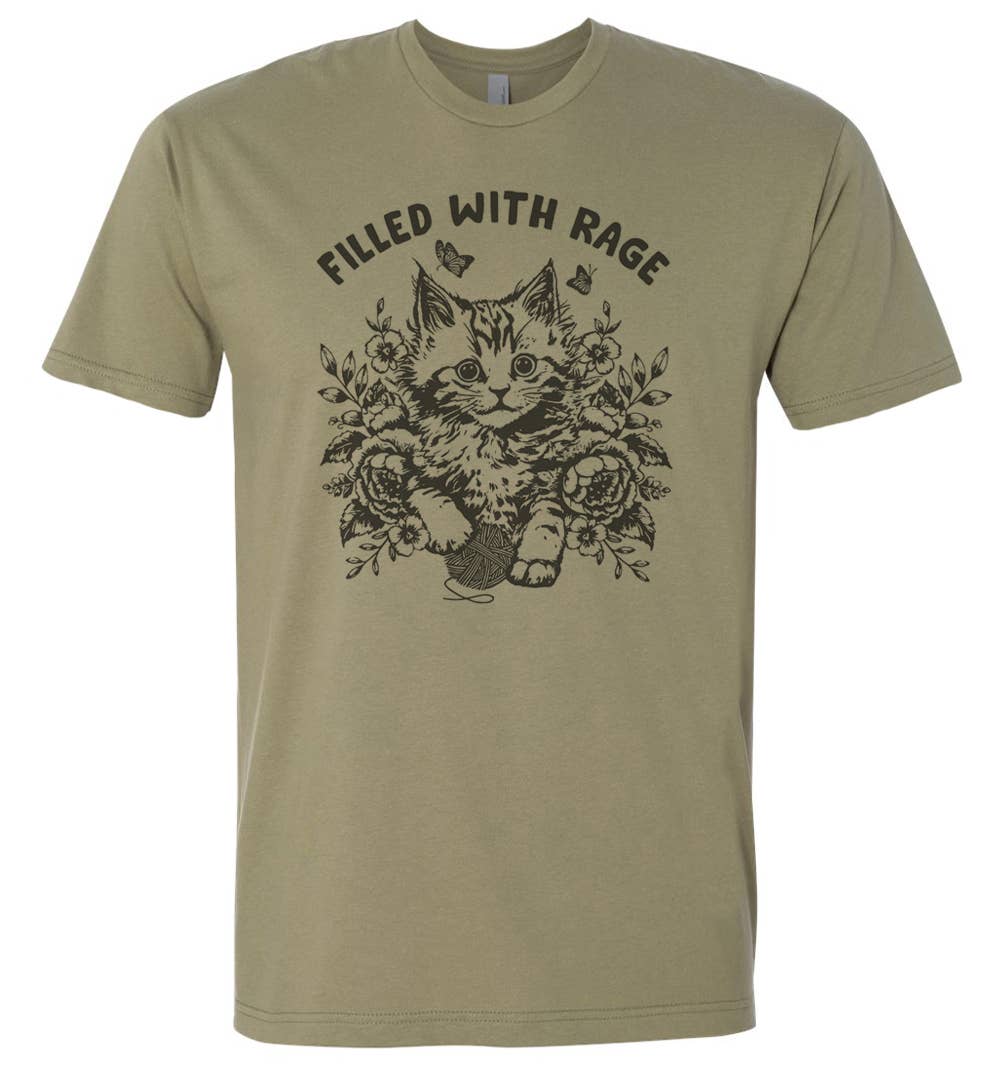 T-Shirt | Cute Kitten "Filled With Rage"