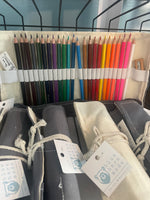 Colored Pencil Case | Canvas Roll Up Set