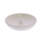 Luna Incense Holder | Round Matte White