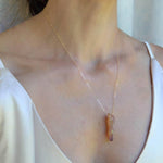 Necklace | Raw Quartz Crystal Point