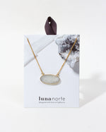 Wanderlust Gemstone Necklace | Moonstone 14K