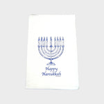 Menorah Kitchen Towel | Tea Towels | Hanukkah Dish Towels