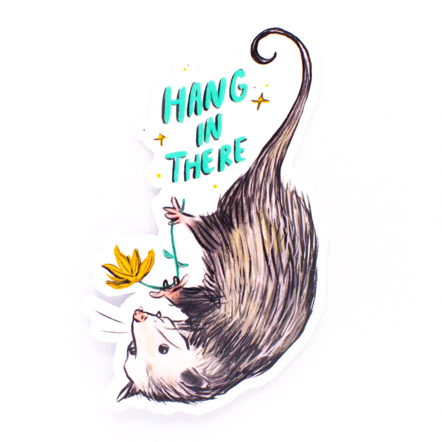 Vinyl Sticker | Hang In There Possum