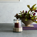 Pebbled Edge Hurricane Decor | Small