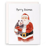 Greeting Card | Possum Meets Santa