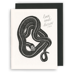 Greeting Card | Love & Hisses Snake (Letterpress)