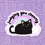 Sticker | Cat Judging You Silently