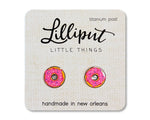 Earrings | Pink Donuts