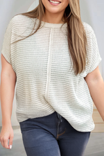 Curvy Top | Waffle Exposed Seam Detail