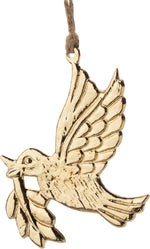 Ornament | Metal Dove of Peace