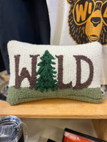 Hand-Hooked Throw Pillow | WILD Tree