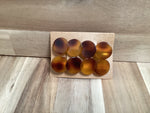 Barrette | Four Circle Tortoise Shell