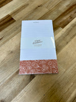 Lined Notepad | Terracotta