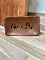Wedding Gift Trinket Tray | Wooden Engraved
