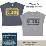 Women's Relaxed Vintage Wash Tee | AHS Vintage License Plate Design
