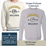 Unisex Pullover Crewneck Sweatshirt | AHS Heritage Bulldogs Design