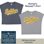 Women's Relaxed Vintage Wash Tee | AHS Retro Script Design