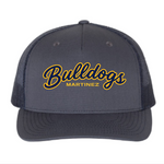Alhambra Hat | Embroidered Trucker with Bulldogs Script