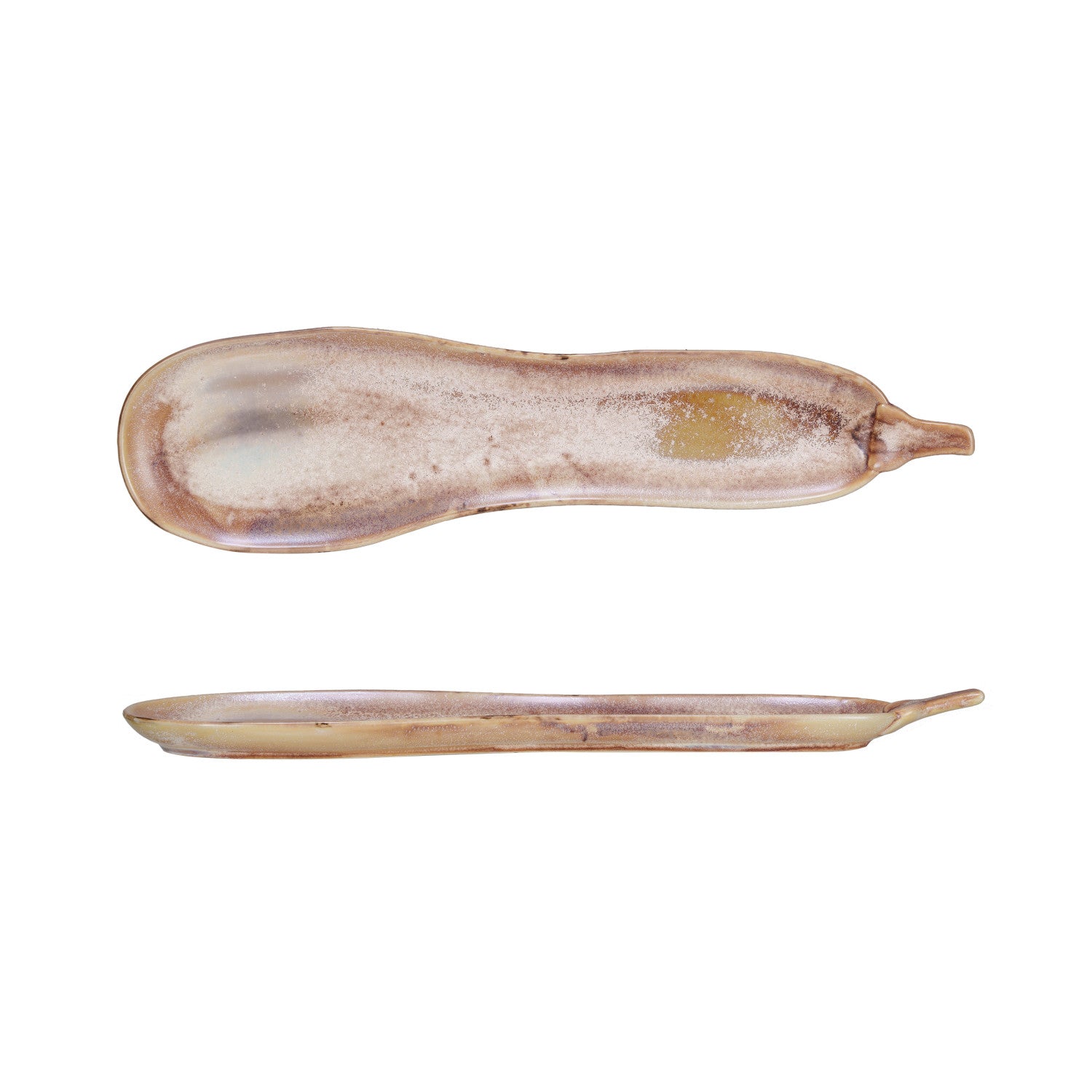 Stoneware Dish | Gourd Shape