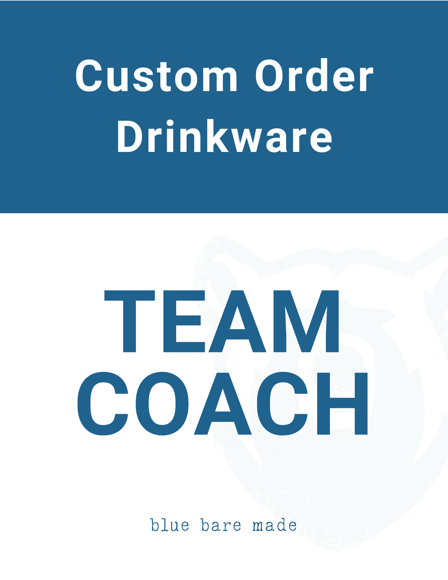 Custom Drinkware | Coach Gift