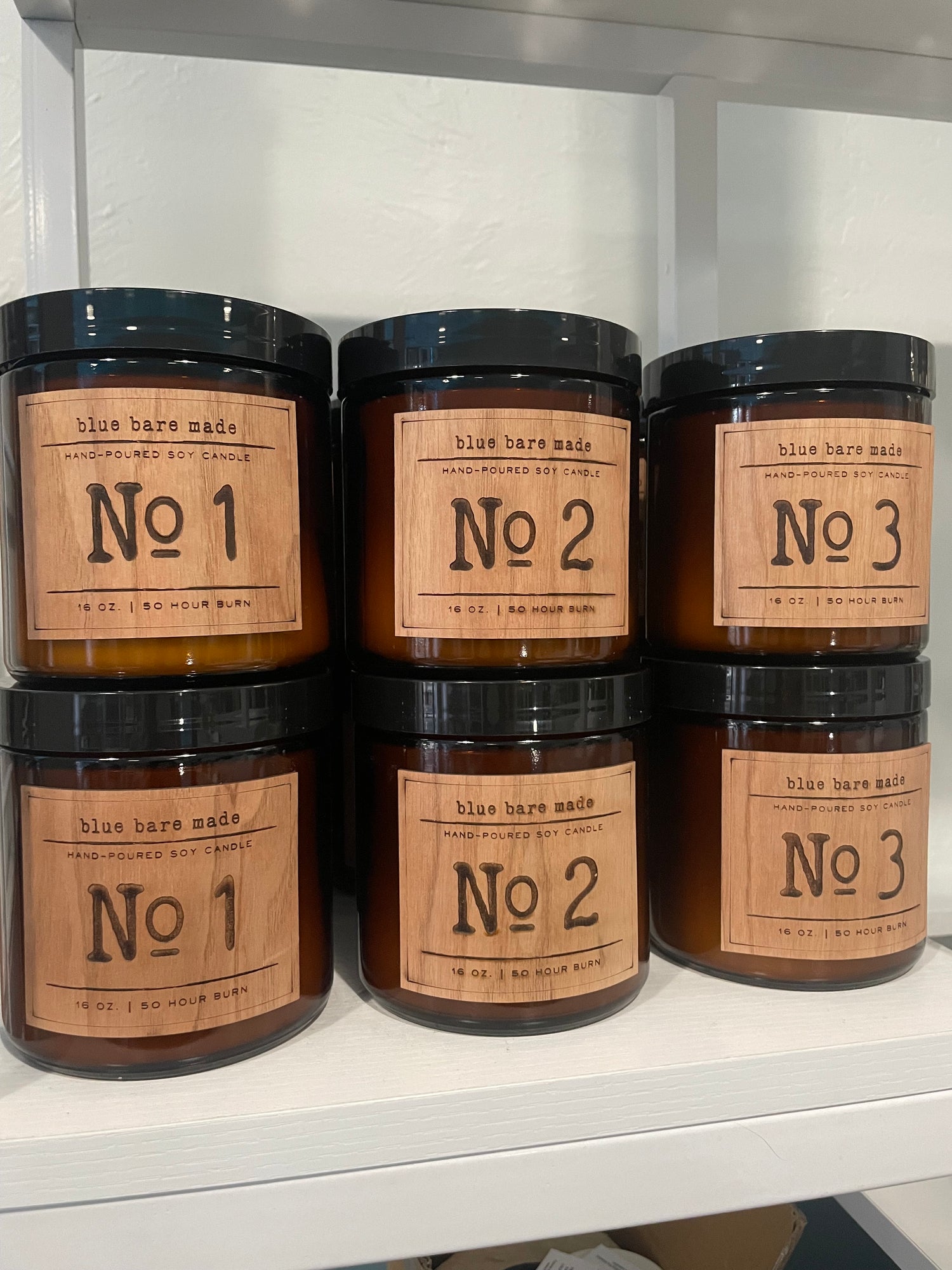 Hand Poured Soy Candle | Blue Bare Made Signature Scents