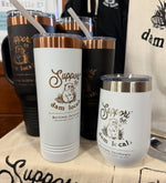 22 oz Skinny Tumbler | Support the Dam Locals Beaver