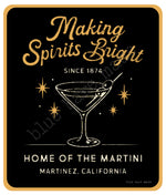 PRE-ORDER *Limited Edition Martini* Glitter Vinyl Sticker |