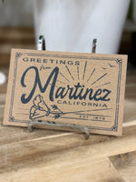Kraft Postcard | Greetings From Martinez, California