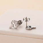 Stainless Stud Earrings | Spotted Mushrooms (Gold or Silver)