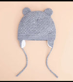 Toddler Beanie | Ties with Bear Ears