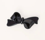 Acetate Bow Clip | Black