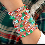 Christmas Bracelet | Soft Clay Beads