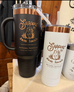 40oz XL Handled Tumbler | Support the Dam Locals Beaver