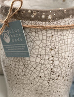 Stoneware Vase | Crackle Finish