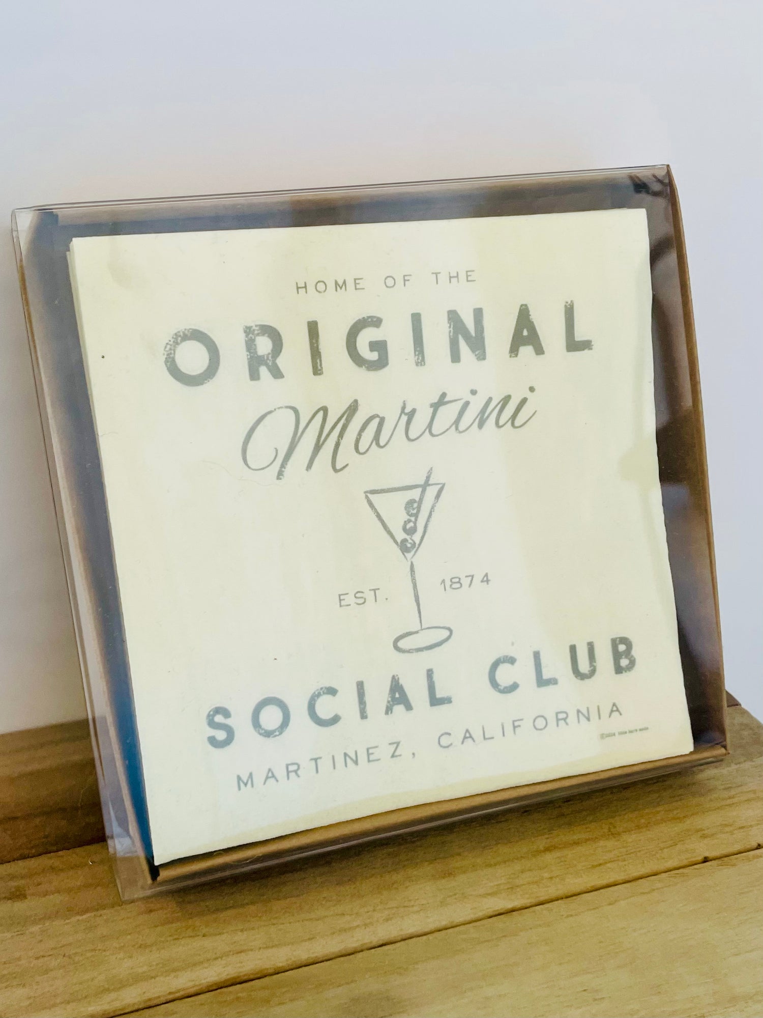 Cocktail Napkins | Original Martini Social Club Set