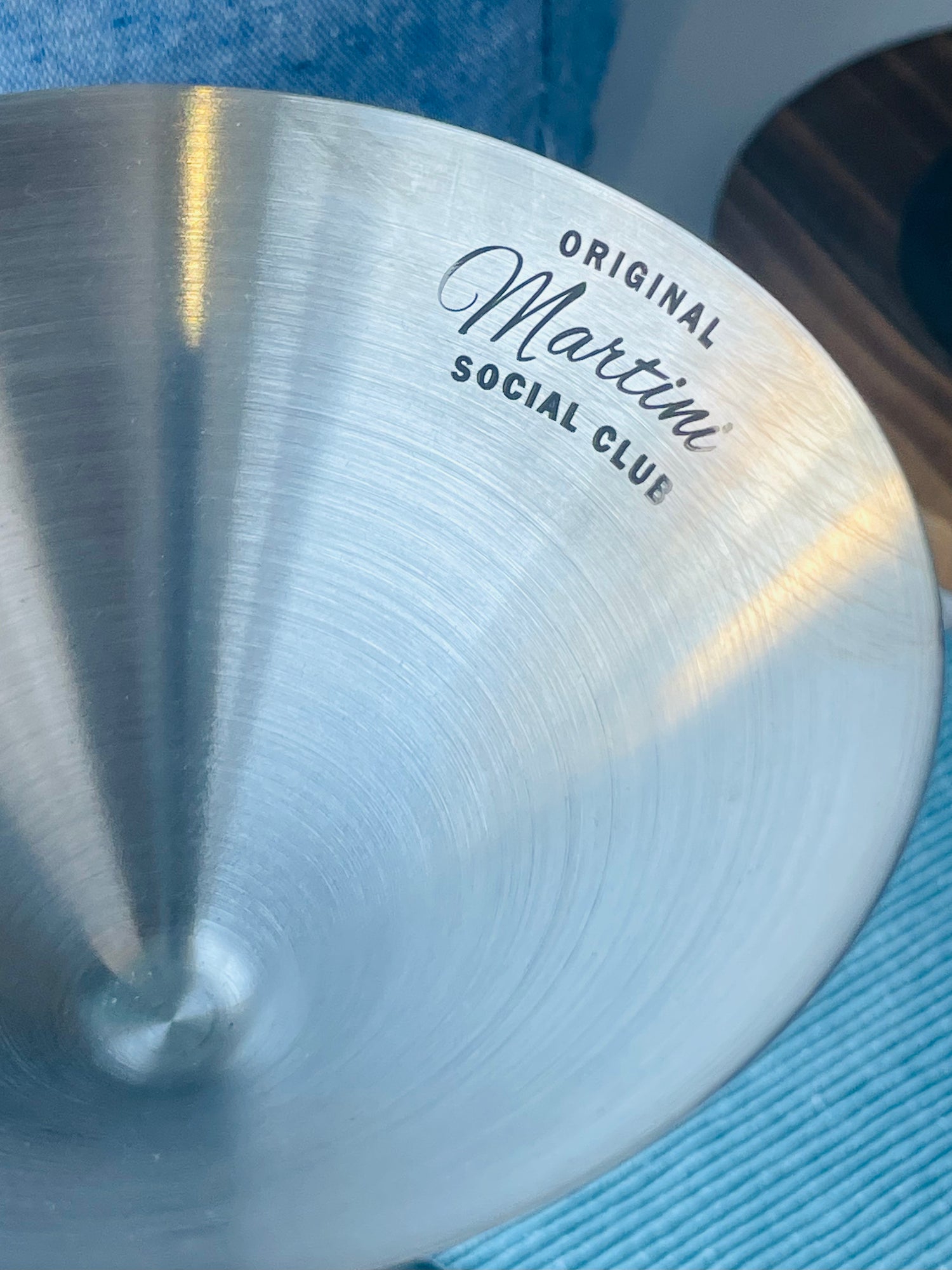 Stainless Steel Martini Glass + Shaker | Original Martini Social Club Set
