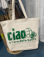 Large Tote Bag | Ciao, it's time for bocce
