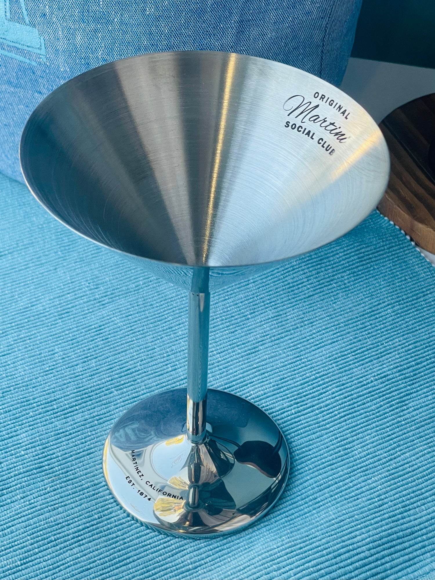 Stainless Steel Martini Glass + Shaker | Original Martini Social Club Set