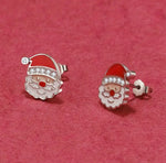 Stainless Stud Earrings | Festive Santa Studs