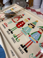 Stoneware Platter | Santa's Elves