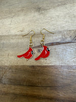 Christmas Dangle Earrings | Cardinal