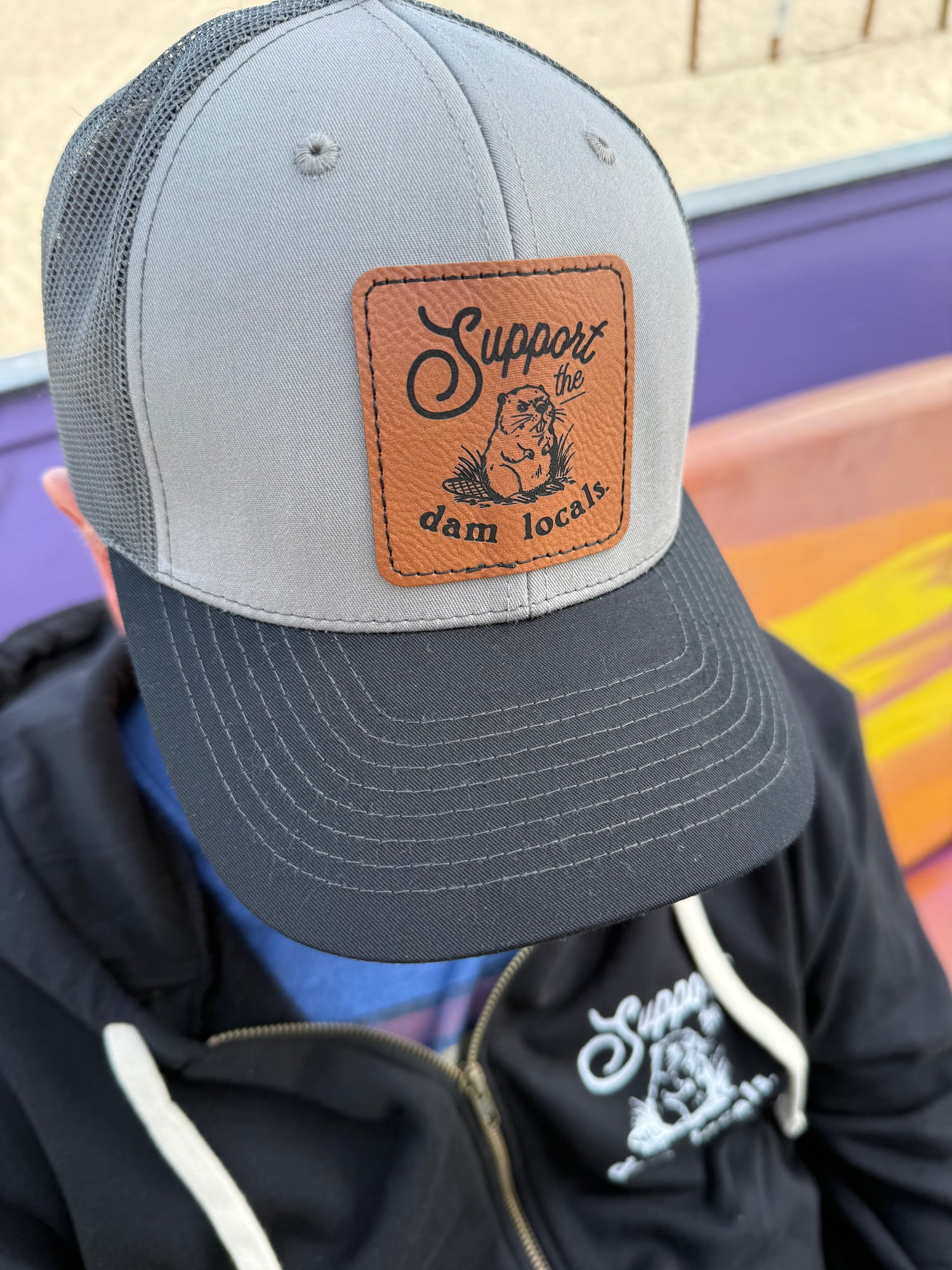 Kids Trucker Hat | Support the "Dam" Locals Beaver