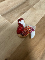 Brooch Pin | Red Fox